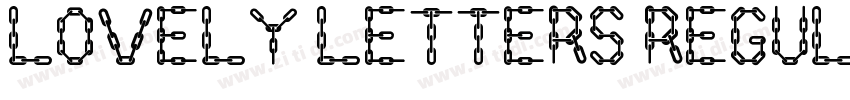 Lovely Letters Regul字体转换